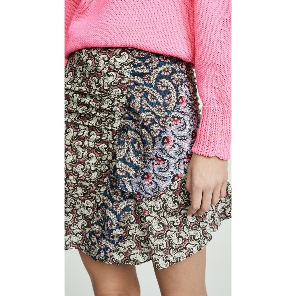 NEW NWT Etoile Ruffled Loz Mini Skirt printed 10 - Picture 5 of 9